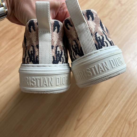 Christian Dior animal print slip on sneakers 37 - Picture 7 of 9